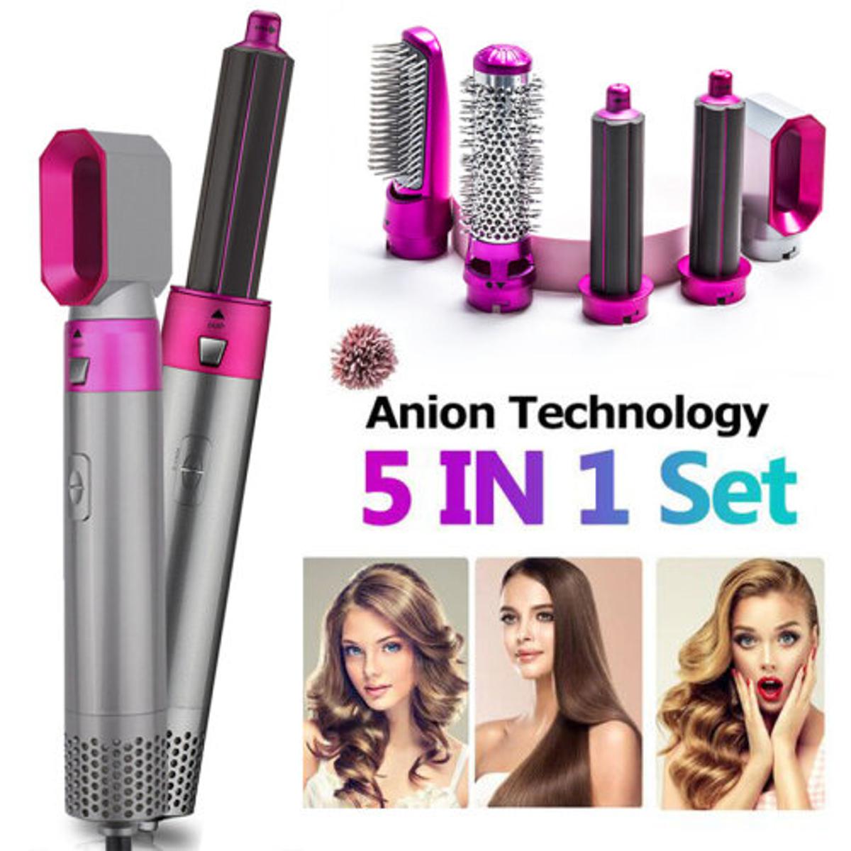 5 in 1 Hair Dryer Hot Air Brush Styler and Volumizer