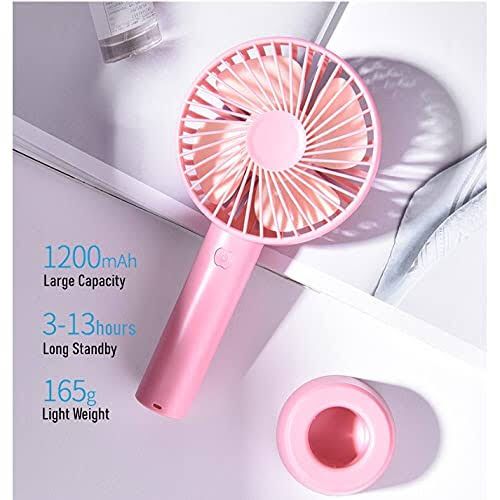 Portable Electric Rechargeable Handy Cooling Fan With Rechargeable Cell