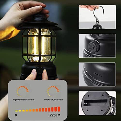 Tent Light Waterproof Extremely Bright Camping Lantern Lamp