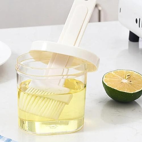 Plastic Oil Pot with Brush